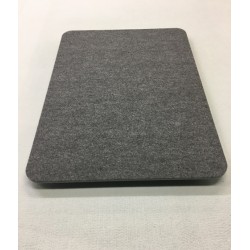 Pressed felt board, gray, 495x675mm